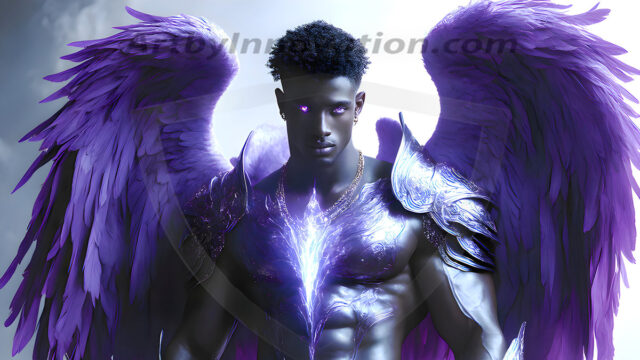 Male Angels of the Holy Divine - The Mighty & The Powerful: AI Fantasy Photos of Handsome Male Angels in Elegant Divine Armor, living in the golden city, with Vibrant Holy Wings. AI generated fantasy photos, of handsome male warrior angels, in divine armor with vibrant holy wings. Wearing ethereal or plate holy armor, and glistening golden gilded jewelry, emphasizing his god-like stature, vibrantly colored. Possessing grand feathered wings, that look like swords, these angel warriors are ready to battle on God's command. With men of all ages, races, and body types. In a city of gold, spiritual wonder city in the heavens, with ornate gold buildings, majestic gold architecture, ethereal cityscapes, and mystical waterfalls.