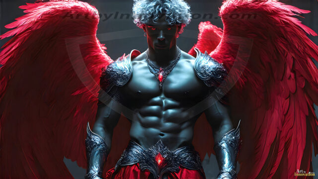 Male Angels of the Holy Divine - The Mighty & The Powerful: AI Fantasy Photos of Handsome Male Angels in Elegant Divine Armor, living in the golden city, with Vibrant Holy Wings. AI generated fantasy photos, of handsome male warrior angels, in divine armor with vibrant holy wings. Wearing ethereal or plate holy armor, and glistening golden gilded jewelry, emphasizing his god-like stature, vibrantly colored. Possessing grand feathered wings, that look like swords, these angel warriors are ready to battle on God's command. With men of all ages, races, and body types. In a city of gold, spiritual wonder city in the heavens, with ornate gold buildings, majestic gold architecture, ethereal cityscapes, and mystical waterfalls.