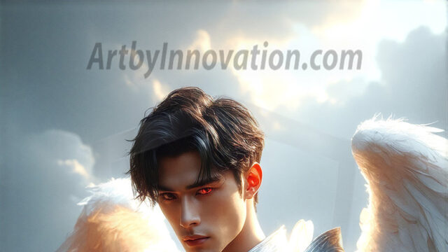 Male Angels of the Holy Divine - The Mighty & The Powerful: AI Fantasy Photos of Handsome Male Angels in Elegant Divine Armor, living in the golden city, with Vibrant Holy Wings. AI generated fantasy photos, of handsome male warrior angels, in divine armor with vibrant holy wings. Wearing ethereal or plate holy armor, and glistening golden gilded jewelry, emphasizing his god-like stature, vibrantly colored. Possessing grand feathered wings, that look like swords, these angel warriors are ready to battle on God's command. With men of all ages, races, and body types. In a city of gold, spiritual wonder city in the heavens, with ornate gold buildings, majestic gold architecture, ethereal cityscapes, and mystical waterfalls.