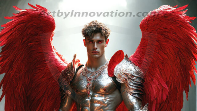Male Angels of the Holy Divine - The Mighty & The Powerful: AI Fantasy Photos of Handsome Male Angels in Elegant Divine Armor, living in the golden city, with Vibrant Holy Wings. AI generated fantasy photos, of handsome male warrior angels, in divine armor with vibrant holy wings. Wearing ethereal or plate holy armor, and glistening golden gilded jewelry, emphasizing his god-like stature, vibrantly colored. Possessing grand feathered wings, that look like swords, these angel warriors are ready to battle on God's command. With men of all ages, races, and body types. In a city of gold, spiritual wonder city in the heavens, with ornate gold buildings, majestic gold architecture, ethereal cityscapes, and mystical waterfalls.