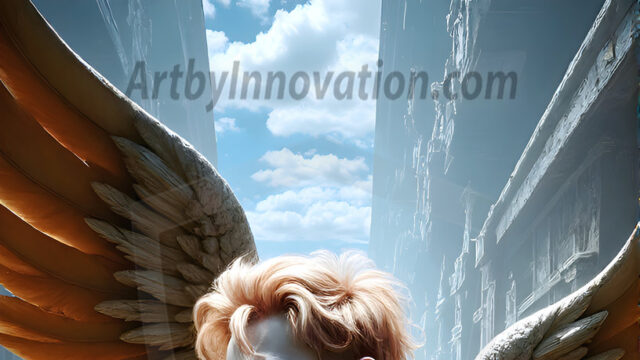 Male Angels of the Holy Divine - The Young & The Beautiful: AI Fantasy Photos of Handsome Male Angels in Elegant Divine Armor, living in the golden city, with Vibrant Holy Wings. AI generated fantasy photos, of handsome male warrior angels, in divine armor with vibrant holy wings. Wearing ethereal or plate holy armor, and glistening golden gilded jewelry, emphasizing his god-like stature, vibrantly colored. Possessing grand feathered wings, that look like swords, these angel warriors are ready to battle on God's command. With men of all ages, races, and body types. In a city of gold, spiritual wonder city in the heavens, with ornate gold buildings, majestic gold architecture, ethereal cityscapes, and mystical waterfalls.