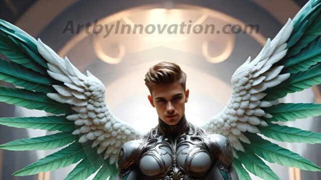 Male Angels of the Holy Divine - The Young & The Beautiful: AI Fantasy Photos of Handsome Male Angels in Elegant Divine Armor, living in the golden city, with Vibrant Holy Wings. AI generated fantasy photos, of handsome male warrior angels, in divine armor with vibrant holy wings. Wearing ethereal or plate holy armor, and glistening golden gilded jewelry, emphasizing his god-like stature, vibrantly colored. Possessing grand feathered wings, that look like swords, these angel warriors are ready to battle on God's command. With men of all ages, races, and body types. In a city of gold, spiritual wonder city in the heavens, with ornate gold buildings, majestic gold architecture, ethereal cityscapes, and mystical waterfalls.