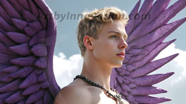 Male Angels of the Holy Divine - The Young & The Beautiful: AI Fantasy Photos of Handsome Male Angels in Elegant Divine Armor, living in the golden city, with Vibrant Holy Wings. AI generated fantasy photos, of handsome male warrior angels, in divine armor with vibrant holy wings. Wearing ethereal or plate holy armor, and glistening golden gilded jewelry, emphasizing his god-like stature, vibrantly colored. Possessing grand feathered wings, that look like swords, these angel warriors are ready to battle on God's command. With men of all ages, races, and body types. In a city of gold, spiritual wonder city in the heavens, with ornate gold buildings, majestic gold architecture, ethereal cityscapes, and mystical waterfalls.