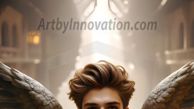 Male Angels of the Holy Divine - The Young & The Beautiful: AI Fantasy Photos of Handsome Male Angels in Elegant Divine Armor, living in the golden city, with Vibrant Holy Wings. AI generated fantasy photos, of handsome male warrior angels, in divine armor with vibrant holy wings. Wearing ethereal or plate holy armor, and glistening golden gilded jewelry, emphasizing his god-like stature, vibrantly colored. Possessing grand feathered wings, that look like swords, these angel warriors are ready to battle on God's command. With men of all ages, races, and body types. In a city of gold, spiritual wonder city in the heavens, with ornate gold buildings, majestic gold architecture, ethereal cityscapes, and mystical waterfalls.