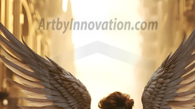 Male Angels of the Holy Divine - The Young & The Beautiful: AI Fantasy Photos of Handsome Male Angels in Elegant Divine Armor, living in the golden city, with Vibrant Holy Wings. AI generated fantasy photos, of handsome male warrior angels, in divine armor with vibrant holy wings. Wearing ethereal or plate holy armor, and glistening golden gilded jewelry, emphasizing his god-like stature, vibrantly colored. Possessing grand feathered wings, that look like swords, these angel warriors are ready to battle on God's command. With men of all ages, races, and body types. In a city of gold, spiritual wonder city in the heavens, with ornate gold buildings, majestic gold architecture, ethereal cityscapes, and mystical waterfalls.