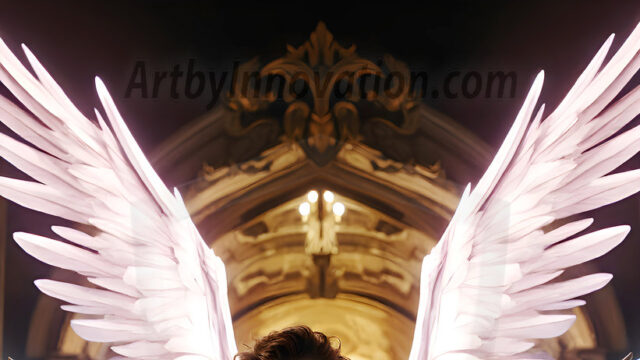 Male Angels of the Holy Divine - The Young & The Beautiful: AI Fantasy Photos of Handsome Male Angels in Elegant Divine Armor, living in the golden city, with Vibrant Holy Wings. AI generated fantasy photos, of handsome male warrior angels, in divine armor with vibrant holy wings. Wearing ethereal or plate holy armor, and glistening golden gilded jewelry, emphasizing his god-like stature, vibrantly colored. Possessing grand feathered wings, that look like swords, these angel warriors are ready to battle on God's command. With men of all ages, races, and body types. In a city of gold, spiritual wonder city in the heavens, with ornate gold buildings, majestic gold architecture, ethereal cityscapes, and mystical waterfalls.