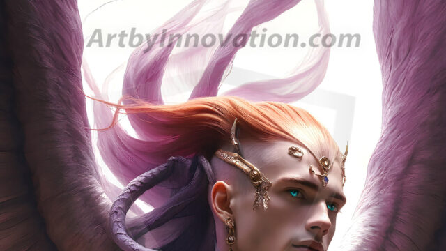 Male Angels of the Holy Divine - The Young & The Beautiful: AI Fantasy Photos of Handsome Male Angels in Elegant Divine Armor, living in the golden city, with Vibrant Holy Wings. AI generated fantasy photos, of handsome male warrior angels, in divine armor with vibrant holy wings. Wearing ethereal or plate holy armor, and glistening golden gilded jewelry, emphasizing his god-like stature, vibrantly colored. Possessing grand feathered wings, that look like swords, these angel warriors are ready to battle on God's command. With men of all ages, races, and body types. In a city of gold, spiritual wonder city in the heavens, with ornate gold buildings, majestic gold architecture, ethereal cityscapes, and mystical waterfalls.