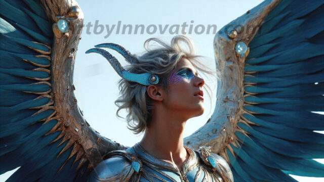 Male Angels of the Holy Divine - The Young & The Beautiful: AI Fantasy Photos of Handsome Male Angels in Elegant Divine Armor, living in the golden city, with Vibrant Holy Wings. AI generated fantasy photos, of handsome male warrior angels, in divine armor with vibrant holy wings. Wearing ethereal or plate holy armor, and glistening golden gilded jewelry, emphasizing his god-like stature, vibrantly colored. Possessing grand feathered wings, that look like swords, these angel warriors are ready to battle on God's command. With men of all ages, races, and body types. In a city of gold, spiritual wonder city in the heavens, with ornate gold buildings, majestic gold architecture, ethereal cityscapes, and mystical waterfalls.