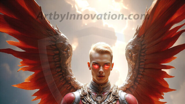 Male Angels of the Holy Divine - The Young & The Beautiful: AI Fantasy Photos of Handsome Male Angels in Elegant Divine Armor, living in the golden city, with Vibrant Holy Wings. AI generated fantasy photos, of handsome male warrior angels, in divine armor with vibrant holy wings. Wearing ethereal or plate holy armor, and glistening golden gilded jewelry, emphasizing his god-like stature, vibrantly colored. Possessing grand feathered wings, that look like swords, these angel warriors are ready to battle on God's command. With men of all ages, races, and body types. In a city of gold, spiritual wonder city in the heavens, with ornate gold buildings, majestic gold architecture, ethereal cityscapes, and mystical waterfalls.