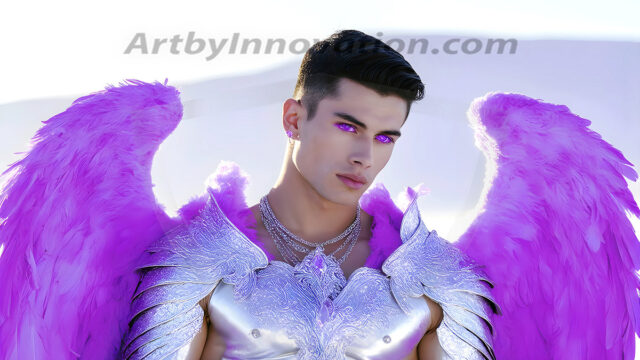 Male Angels of the Holy Divine - The Young & The Beautiful: AI Fantasy Photos of Handsome Male Angels in Elegant Divine Armor, living in the golden city, with Vibrant Holy Wings. AI generated fantasy photos, of handsome male warrior angels, in divine armor with vibrant holy wings. Wearing ethereal or plate holy armor, and glistening golden gilded jewelry, emphasizing his god-like stature, vibrantly colored. Possessing grand feathered wings, that look like swords, these angel warriors are ready to battle on God's command. With men of all ages, races, and body types. In a city of gold, spiritual wonder city in the heavens, with ornate gold buildings, majestic gold architecture, ethereal cityscapes, and mystical waterfalls.