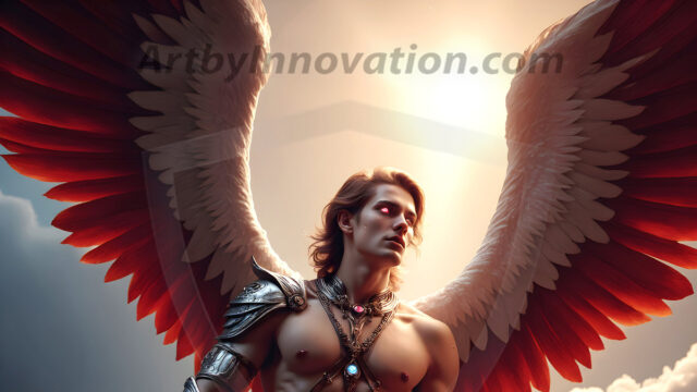 Male Angels of the Holy Divine - The Young & The Beautiful: AI Fantasy Photos of Handsome Male Angels in Elegant Divine Armor, living in the golden city, with Vibrant Holy Wings. AI generated fantasy photos, of handsome male warrior angels, in divine armor with vibrant holy wings. Wearing ethereal or plate holy armor, and glistening golden gilded jewelry, emphasizing his god-like stature, vibrantly colored. Possessing grand feathered wings, that look like swords, these angel warriors are ready to battle on God's command. With men of all ages, races, and body types. In a city of gold, spiritual wonder city in the heavens, with ornate gold buildings, majestic gold architecture, ethereal cityscapes, and mystical waterfalls.