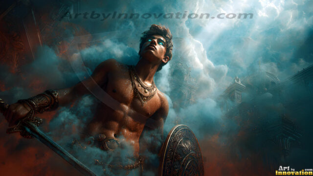 Every warrior must earn their wings. This AI-generated collection captures the breathtaking journey of young men becoming angels — handsome, beautiful youths in epic battles and trials, their newly earned wings emerging in radiant color as they prove their worth to the heavens. Each image tells a story of courage, sacrifice, and divine transformation. Created using AI, edited in Photoshop, by © Jeff Dupler | Art by Innovation | https://www.artbyinnovation.com