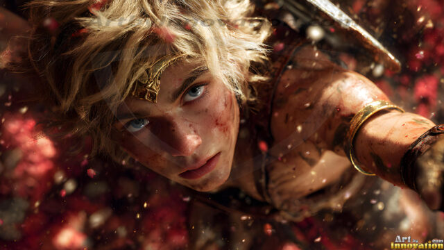 Every warrior must earn their wings. This AI-generated collection captures the breathtaking journey of young men becoming angels — handsome, beautiful youths in epic battles and trials, their newly earned wings emerging in radiant color as they prove their worth to the heavens. Each image tells a story of courage, sacrifice, and divine transformation. Created using AI, edited in Photoshop, by © Jeff Dupler | Art by Innovation | https://www.artbyinnovation.com