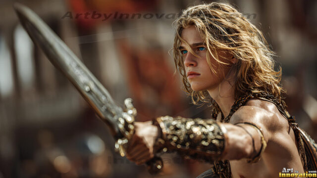 Every warrior must earn their wings. This AI-generated collection captures the breathtaking journey of young men becoming angels — handsome, beautiful youths in epic battles and trials, their newly earned wings emerging in radiant color as they prove their worth to the heavens. Each image tells a story of courage, sacrifice, and divine transformation. Created using AI, edited in Photoshop, by © Jeff Dupler | Art by Innovation | https://www.artbyinnovation.com