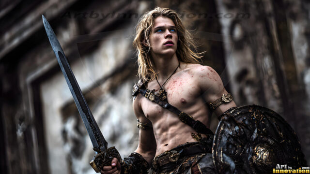 Every warrior must earn their wings. This AI-generated collection captures the breathtaking journey of young men becoming angels — handsome, beautiful youths in epic battles and trials, their newly earned wings emerging in radiant color as they prove their worth to the heavens. Each image tells a story of courage, sacrifice, and divine transformation. Created using AI, edited in Photoshop, by © Jeff Dupler | Art by Innovation | https://www.artbyinnovation.com