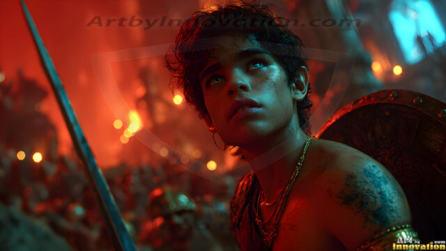 Every warrior must earn their wings. This AI-generated collection captures the breathtaking journey of young men becoming angels — handsome, beautiful youths in epic battles and trials, their newly earned wings emerging in radiant color as they prove their worth to the heavens. Each image tells a story of courage, sacrifice, and divine transformation. Created using AI, edited in Photoshop, by © Jeff Dupler | Art by Innovation | https://www.artbyinnovation.com