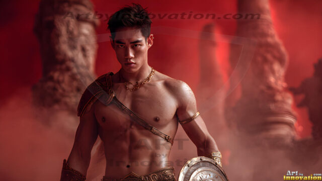 Every warrior must earn their wings. This AI-generated collection captures the breathtaking journey of young men becoming angels — handsome, beautiful youths in epic battles and trials, their newly earned wings emerging in radiant color as they prove their worth to the heavens. Each image tells a story of courage, sacrifice, and divine transformation. Created using AI, edited in Photoshop, by © Jeff Dupler | Art by Innovation | https://www.artbyinnovation.com