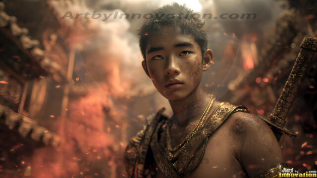 Every warrior must earn their wings. This AI-generated collection captures the breathtaking journey of young men becoming angels — handsome, beautiful youths in epic battles and trials, their newly earned wings emerging in radiant color as they prove their worth to the heavens. Each image tells a story of courage, sacrifice, and divine transformation. Created using AI, edited in Photoshop, by © Jeff Dupler | Art by Innovation | https://www.artbyinnovation.com