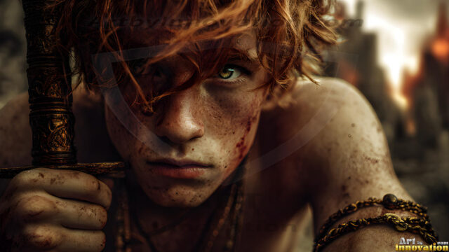 Every warrior must earn their wings. This AI-generated collection captures the breathtaking journey of young men becoming angels — handsome, beautiful youths in epic battles and trials, their newly earned wings emerging in radiant color as they prove their worth to the heavens. Each image tells a story of courage, sacrifice, and divine transformation. Created using AI, edited in Photoshop, by © Jeff Dupler | Art by Innovation | https://www.artbyinnovation.com