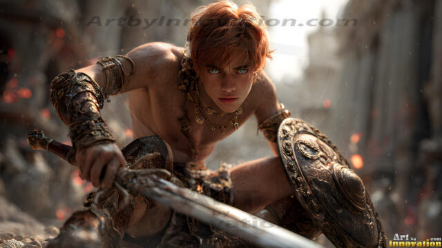 Every warrior must earn their wings. This AI-generated collection captures the breathtaking journey of young men becoming angels — handsome, beautiful youths in epic battles and trials, their newly earned wings emerging in radiant color as they prove their worth to the heavens. Each image tells a story of courage, sacrifice, and divine transformation. Created using AI, edited in Photoshop, by © Jeff Dupler | Art by Innovation | https://www.artbyinnovation.com