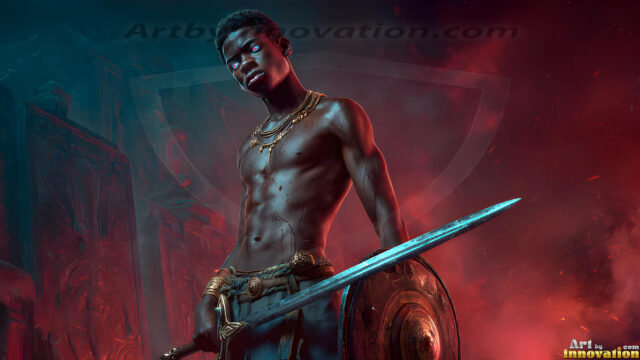 Every warrior must earn their wings. This AI-generated collection captures the breathtaking journey of young men becoming angels — handsome, beautiful youths in epic battles and trials, their newly earned wings emerging in radiant color as they prove their worth to the heavens. Each image tells a story of courage, sacrifice, and divine transformation. Created using AI, edited in Photoshop, by © Jeff Dupler | Art by Innovation | https://www.artbyinnovation.com