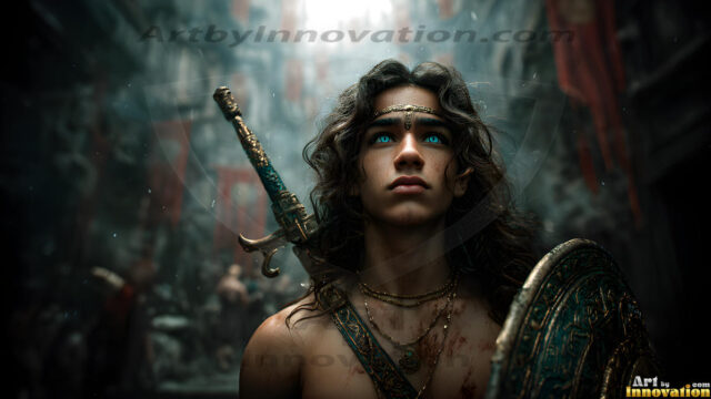 Every warrior must earn their wings. This AI-generated collection captures the breathtaking journey of young men becoming angels — handsome, beautiful youths in epic battles and trials, their newly earned wings emerging in radiant color as they prove their worth to the heavens. Each image tells a story of courage, sacrifice, and divine transformation. Created using AI, edited in Photoshop, by © Jeff Dupler | Art by Innovation | https://www.artbyinnovation.com