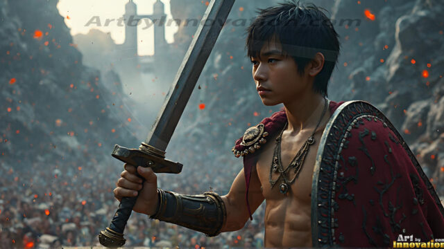 Every warrior must earn their wings. This AI-generated collection captures the breathtaking journey of young men becoming angels — handsome, beautiful youths in epic battles and trials, their newly earned wings emerging in radiant color as they prove their worth to the heavens. Each image tells a story of courage, sacrifice, and divine transformation. Created using AI, edited in Photoshop, by © Jeff Dupler | Art by Innovation | https://www.artbyinnovation.com