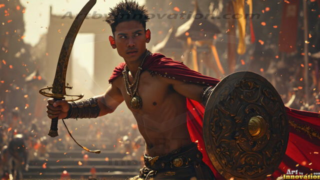 Every warrior must earn their wings. This AI-generated collection captures the breathtaking journey of young men becoming angels — handsome, beautiful youths in epic battles and trials, their newly earned wings emerging in radiant color as they prove their worth to the heavens. Each image tells a story of courage, sacrifice, and divine transformation. Created using AI, edited in Photoshop, by © Jeff Dupler | Art by Innovation | https://www.artbyinnovation.com