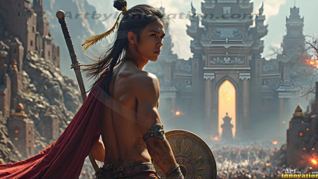 Every warrior must earn their wings. This AI-generated collection captures the breathtaking journey of young men becoming angels — handsome, beautiful youths in epic battles and trials, their newly earned wings emerging in radiant color as they prove their worth to the heavens. Each image tells a story of courage, sacrifice, and divine transformation. Created using AI, edited in Photoshop, by © Jeff Dupler | Art by Innovation | https://www.artbyinnovation.com