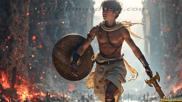 Every warrior must earn their wings. This AI-generated collection captures the breathtaking journey of young men becoming angels — handsome, beautiful youths in epic battles and trials, their newly earned wings emerging in radiant color as they prove their worth to the heavens. Each image tells a story of courage, sacrifice, and divine transformation. Created using AI, edited in Photoshop, by © Jeff Dupler | Art by Innovation | https://www.artbyinnovation.com