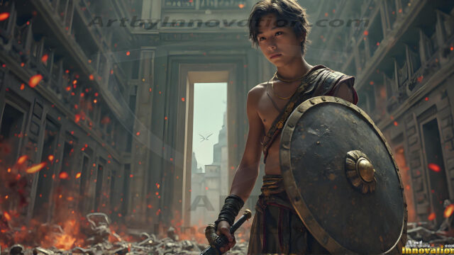 Every warrior must earn their wings. This AI-generated collection captures the breathtaking journey of young men becoming angels — handsome, beautiful youths in epic battles and trials, their newly earned wings emerging in radiant color as they prove their worth to the heavens. Each image tells a story of courage, sacrifice, and divine transformation. Created using AI, edited in Photoshop, by © Jeff Dupler | Art by Innovation | https://www.artbyinnovation.com