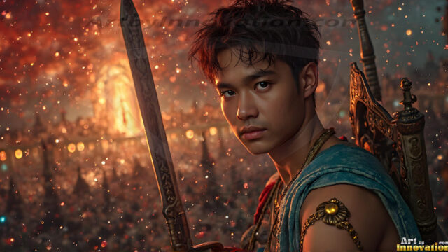 Every warrior must earn their wings. This AI-generated collection captures the breathtaking journey of young men becoming angels — handsome, beautiful youths in epic battles and trials, their newly earned wings emerging in radiant color as they prove their worth to the heavens. Each image tells a story of courage, sacrifice, and divine transformation. Created using AI, edited in Photoshop, by © Jeff Dupler | Art by Innovation | https://www.artbyinnovation.com