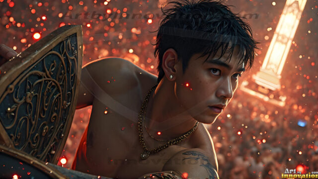 Every warrior must earn their wings. This AI-generated collection captures the breathtaking journey of young men becoming angels — handsome, beautiful youths in epic battles and trials, their newly earned wings emerging in radiant color as they prove their worth to the heavens. Each image tells a story of courage, sacrifice, and divine transformation. Created using AI, edited in Photoshop, by © Jeff Dupler | Art by Innovation | https://www.artbyinnovation.com