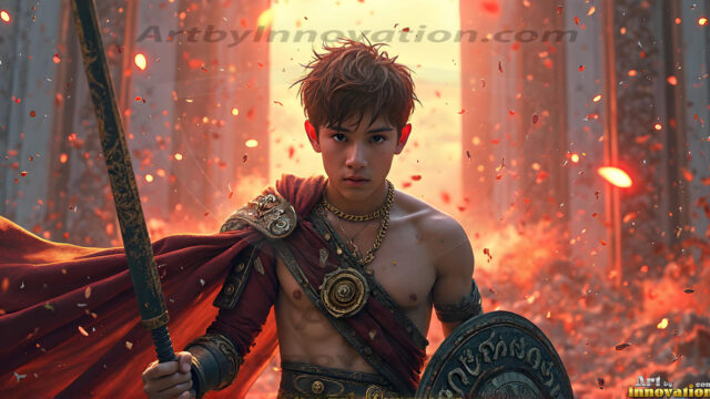 Every warrior must earn their wings. This AI-generated collection captures the breathtaking journey of young men becoming angels — handsome, beautiful youths in epic battles and trials, their newly earned wings emerging in radiant color as they prove their worth to the heavens. Each image tells a story of courage, sacrifice, and divine transformation. Created using AI, edited in Photoshop, by © Jeff Dupler | Art by Innovation | https://www.artbyinnovation.com