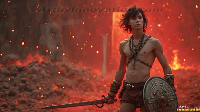 Every warrior must earn their wings. This AI-generated collection captures the breathtaking journey of young men becoming angels — handsome, beautiful youths in epic battles and trials, their newly earned wings emerging in radiant color as they prove their worth to the heavens. Each image tells a story of courage, sacrifice, and divine transformation. Created using AI, edited in Photoshop, by © Jeff Dupler | Art by Innovation | https://www.artbyinnovation.com