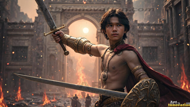 Every warrior must earn their wings. This AI-generated collection captures the breathtaking journey of young men becoming angels — handsome, beautiful youths in epic battles and trials, their newly earned wings emerging in radiant color as they prove their worth to the heavens. Each image tells a story of courage, sacrifice, and divine transformation. Created using AI, edited in Photoshop, by © Jeff Dupler | Art by Innovation | https://www.artbyinnovation.com