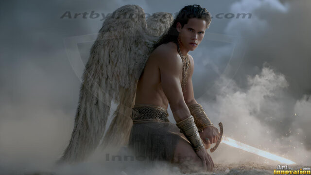 Every warrior must earn their wings. This AI-generated collection captures the breathtaking journey of young men becoming angels — handsome, beautiful youths in epic battles and trials, their newly earned wings emerging in radiant color as they prove their worth to the heavens. Each image tells a story of courage, sacrifice, and divine transformation. Created using AI, edited in Photoshop, by © Jeff Dupler | Art by Innovation | https://www.artbyinnovation.com