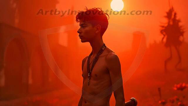 Every warrior must earn their wings. This AI-generated collection captures the breathtaking journey of young men becoming angels — handsome, beautiful youths in epic battles and trials, their newly earned wings emerging in radiant color as they prove their worth to the heavens. Each image tells a story of courage, sacrifice, and divine transformation. Created using AI, edited in Photoshop, by © Jeff Dupler | Art by Innovation | https://www.artbyinnovation.com