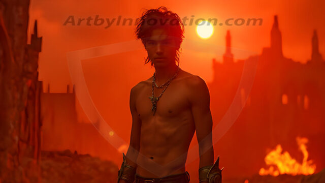 Every warrior must earn their wings. This AI-generated collection captures the breathtaking journey of young men becoming angels — handsome, beautiful youths in epic battles and trials, their newly earned wings emerging in radiant color as they prove their worth to the heavens. Each image tells a story of courage, sacrifice, and divine transformation. Created using AI, edited in Photoshop, by © Jeff Dupler | Art by Innovation | https://www.artbyinnovation.com