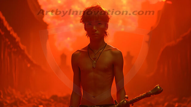 Every warrior must earn their wings. This AI-generated collection captures the breathtaking journey of young men becoming angels — handsome, beautiful youths in epic battles and trials, their newly earned wings emerging in radiant color as they prove their worth to the heavens. Each image tells a story of courage, sacrifice, and divine transformation. Created using AI, edited in Photoshop, by © Jeff Dupler | Art by Innovation | https://www.artbyinnovation.com