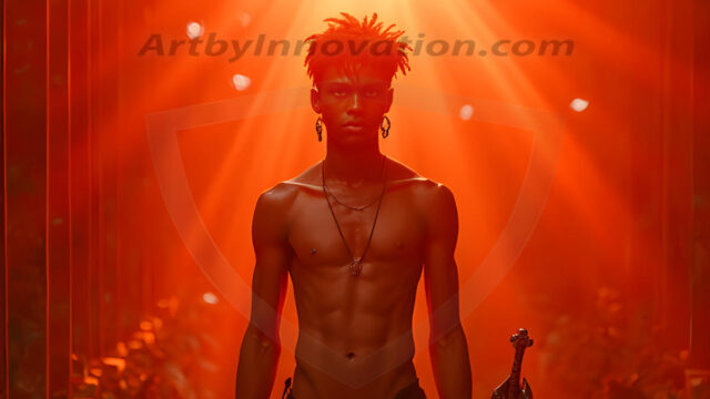 Every warrior must earn their wings. This AI-generated collection captures the breathtaking journey of young men becoming angels — handsome, beautiful youths in epic battles and trials, their newly earned wings emerging in radiant color as they prove their worth to the heavens. Each image tells a story of courage, sacrifice, and divine transformation. Created using AI, edited in Photoshop, by © Jeff Dupler | Art by Innovation | https://www.artbyinnovation.com