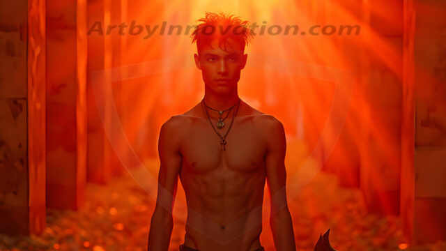 Every warrior must earn their wings. This AI-generated collection captures the breathtaking journey of young men becoming angels — handsome, beautiful youths in epic battles and trials, their newly earned wings emerging in radiant color as they prove their worth to the heavens. Each image tells a story of courage, sacrifice, and divine transformation. Created using AI, edited in Photoshop, by © Jeff Dupler | Art by Innovation | https://www.artbyinnovation.com