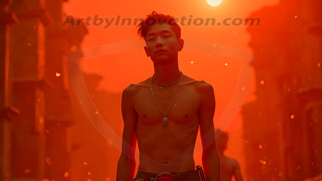 Every warrior must earn their wings. This AI-generated collection captures the breathtaking journey of young men becoming angels — handsome, beautiful youths in epic battles and trials, their newly earned wings emerging in radiant color as they prove their worth to the heavens. Each image tells a story of courage, sacrifice, and divine transformation. Created using AI, edited in Photoshop, by © Jeff Dupler | Art by Innovation | https://www.artbyinnovation.com