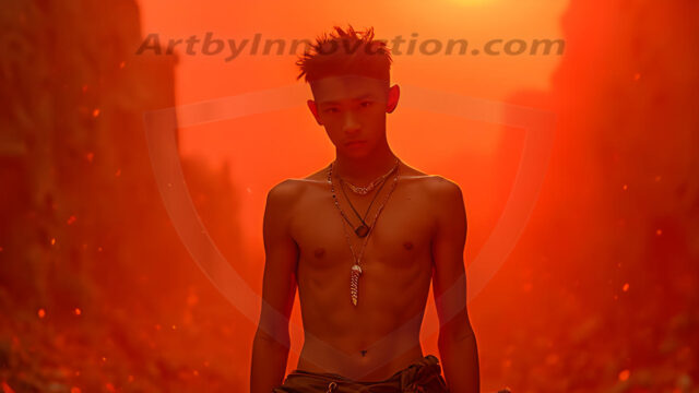 Every warrior must earn their wings. This AI-generated collection captures the breathtaking journey of young men becoming angels — handsome, beautiful youths in epic battles and trials, their newly earned wings emerging in radiant color as they prove their worth to the heavens. Each image tells a story of courage, sacrifice, and divine transformation. Created using AI, edited in Photoshop, by © Jeff Dupler | Art by Innovation | https://www.artbyinnovation.com