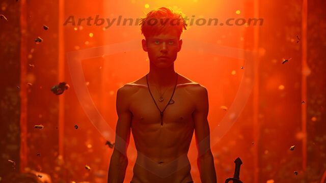 Every warrior must earn their wings. This AI-generated collection captures the breathtaking journey of young men becoming angels — handsome, beautiful youths in epic battles and trials, their newly earned wings emerging in radiant color as they prove their worth to the heavens. Each image tells a story of courage, sacrifice, and divine transformation. Created using AI, edited in Photoshop, by © Jeff Dupler | Art by Innovation | https://www.artbyinnovation.com