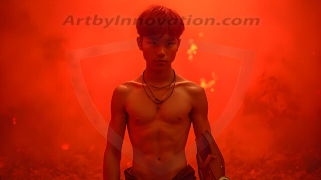 Every warrior must earn their wings. This AI-generated collection captures the breathtaking journey of young men becoming angels — handsome, beautiful youths in epic battles and trials, their newly earned wings emerging in radiant color as they prove their worth to the heavens. Each image tells a story of courage, sacrifice, and divine transformation. Created using AI, edited in Photoshop, by © Jeff Dupler | Art by Innovation | https://www.artbyinnovation.com