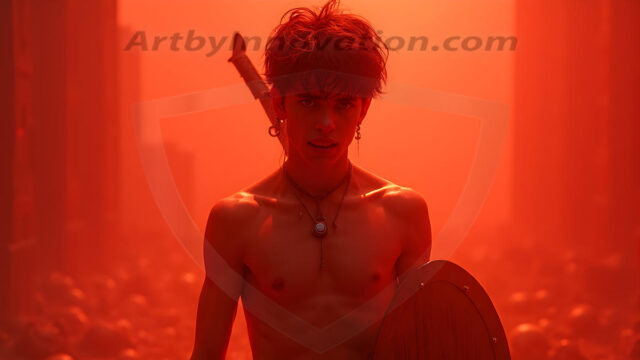 Every warrior must earn their wings. This AI-generated collection captures the breathtaking journey of young men becoming angels — handsome, beautiful youths in epic battles and trials, their newly earned wings emerging in radiant color as they prove their worth to the heavens. Each image tells a story of courage, sacrifice, and divine transformation. Created using AI, edited in Photoshop, by © Jeff Dupler | Art by Innovation | https://www.artbyinnovation.com