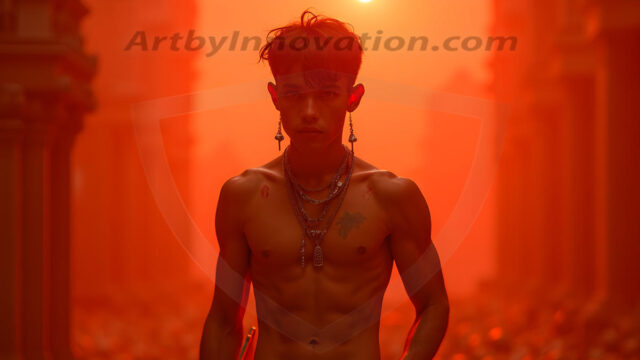 Every warrior must earn their wings. This AI-generated collection captures the breathtaking journey of young men becoming angels — handsome, beautiful youths in epic battles and trials, their newly earned wings emerging in radiant color as they prove their worth to the heavens. Each image tells a story of courage, sacrifice, and divine transformation. Created using AI, edited in Photoshop, by © Jeff Dupler | Art by Innovation | https://www.artbyinnovation.com