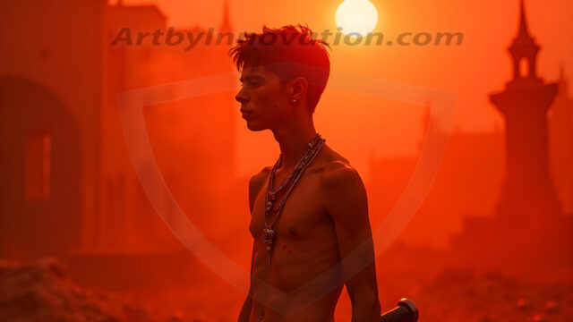 Every warrior must earn their wings. This AI-generated collection captures the breathtaking journey of young men becoming angels — handsome, beautiful youths in epic battles and trials, their newly earned wings emerging in radiant color as they prove their worth to the heavens. Each image tells a story of courage, sacrifice, and divine transformation. Created using AI, edited in Photoshop, by © Jeff Dupler | Art by Innovation | https://www.artbyinnovation.com