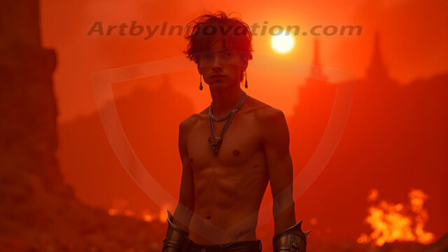 Every warrior must earn their wings. This AI-generated collection captures the breathtaking journey of young men becoming angels — handsome, beautiful youths in epic battles and trials, their newly earned wings emerging in radiant color as they prove their worth to the heavens. Each image tells a story of courage, sacrifice, and divine transformation. Created using AI, edited in Photoshop, by © Jeff Dupler | Art by Innovation | https://www.artbyinnovation.com